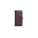 Guard Covered Leather Hand Portfolio With Telephone Input - Purple