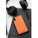 بيت هاتف Iphone X / Xs من الجلد بلون برتقالي من Guard