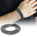 Bracelet (Necklace-Rosary) For Men Made Of Natural Hematite Stone, 99 Beads