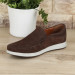 Brown Genuine Leather Loafer Men's Casual Shoes