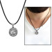 Personalized 925 Sterling Silver Cevşen Necklace With Crescent And Star Theme