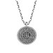 Medallion Design 925 Sterling Silver Necklace With Personalized Name