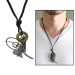 Tugra Design Adjustable Rope Chain Brass Men's Necklace