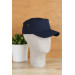 Summer Navy Blue Canvas Men's Castro Hat