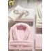 Family Bathrobe/Robe Set Cream-Powder/Light Pink Ardora Bukle