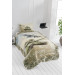 Army Youth & Kids Printed Single Bedspread Green