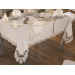 Beste Table Cloth 160X260 Cm 26 Pieces Cream