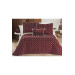 Brillance Double Bedspread Claret Red