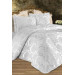 Gray Busem Chenille Jacquard Single Bed Sheet/Slipcover