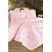 Chenille Jacquard Single Bed Sheet/Push Cover/Busem Light Pink