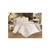 Chenille And Jacquard Fitted Sheet/Coverlet, Cream Busem