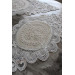 Bedspread Set For The Bedroom, Made Of Velvet Fabric, Cappuccino Candy Color