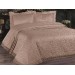 Carilla Quilted French Guipure Bedspread Cappucino