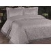 Carilla Quilted French Guipure Bedspread Gray