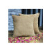 Luxurious Jacquard Cushion Cover 2 Pieces Caramel Çeyiz Diyarı Aysu