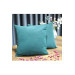 Square Cushion Cover, Luxurious, Two-Piece, Emerald Green Color