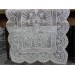 5-Piece Tulle Net Living Room Tablecloth Set, Silver Color, Çeyiz Diyarı