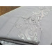 French Lace Duvet Cover Set In Gray Color