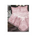 Çeyiz Diyarı Lunox Single French Guipure Bedspread/Powder/Light Pink