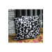 Two-Piece Chenille Pillow Cover, Black Color Çeyiz Diyarı Gamze