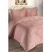 Double Bed Cover Powder/Light Pink Çeyiz Diyarı Lale