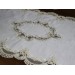 5-Piece Cream-Gold Linen Bedspread Set For Living Room Çeyiz Diyarı Selina