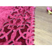 Double Layer Velvet Tablecloth, Claret Red/Burgundy Çeyiz Diyarı Selçuklu