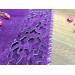 Velvet Double Layer Grape/Burgundy Tablecloth Çeyiz Diyarı Selçuklu
