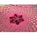 Embossed Velvet Tablecloth, Claret Red/Burgundy Çeyiz Diyarı Yonca