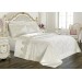 7 Pieces Plain Bridal Bedding Set, Cream Color