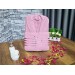 Çiçek Dark Pink Women's Bathrobe/Robe Set