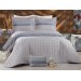Micro Double Bed Cover, Gray Colors
