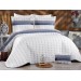 Micro Double Bedspread, Cream-Grey Colors