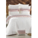 Micro Double Bedspread Cream-Powder/Light Pink Colors