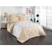 Double Bed Set And Bedspread In Beige Color Comfort