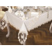 Daisy Love Table Cloth 160X260 Cm 26 Pieces Cream