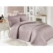 Dantela Mina Lavender Jacquard Double Bedspread