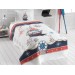 Sailor Youth And Kids Printed Single Bedspread White