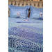 Elegant Double Bedspread Set Navy Blue