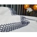 Mesh Single Table Cloth 160X220Cm Cream Black