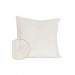Two-Piece Cushion Cover, Cream-Golden, Velvet Fabric
