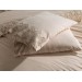Hüsna Cappuccino French Lace Duvet Cover Set