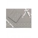 Gray French Lace Wedding Duvet Cover Set