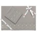 Gray French Lace Wedding Duvet Cover Set