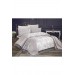 Gray Kure 2 Piece French Lace Single Bedspread/Mattress Set