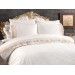 French Lace Suzan Dowry Duvet Cover Set Cream Cappucino