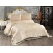 French Lace Suzan Double Bedspread Cappucino