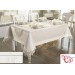 French Guipure Angel Table Cloth Set 26 Pieces Cream