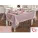 French Guipure Angel Table Cloth Set 26 Pieces Powder