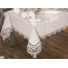 French Guipure Elif Table Cloth Cream
